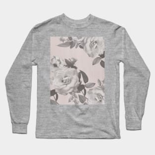 Roses print, flowers, modern print, plant Long Sleeve T-Shirt